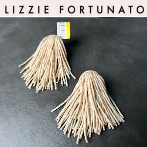 Lizzie Fortunato Victoria Beaded Fringe Tassel Earrings NWT 195$